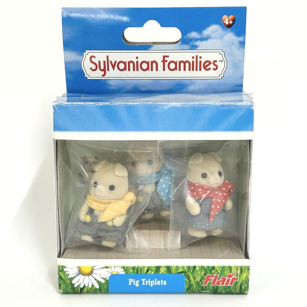 [used] Pig Triplets Flair 4154 Sylvanian Families Calico Critters