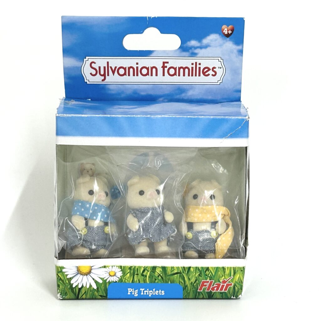 [used] Pig Triplets Flair 4154 Sylvanian Families Calico Critters