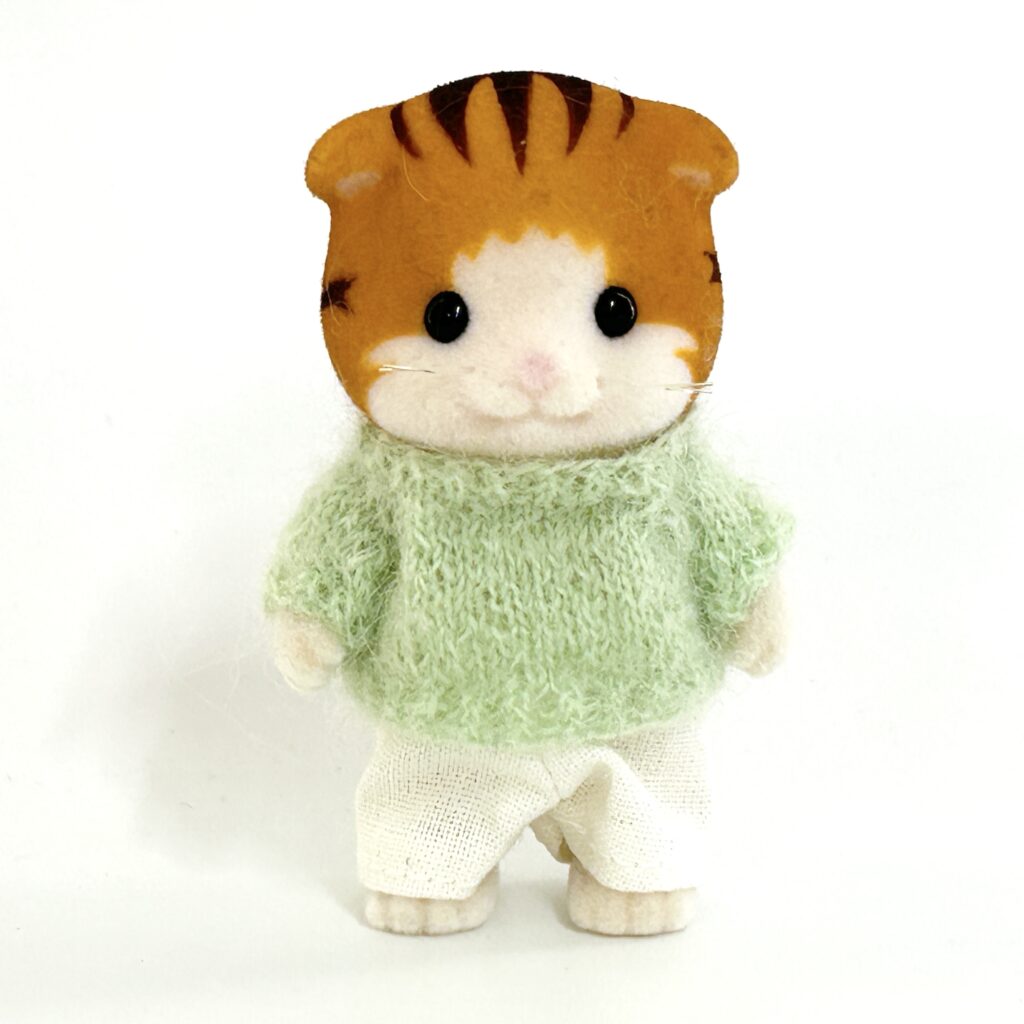 Knitted Mohair Sweater Green Handmade