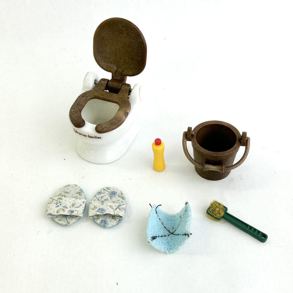 [used] Toilet Set KA-67 Sylvanian Families Calico Critters
