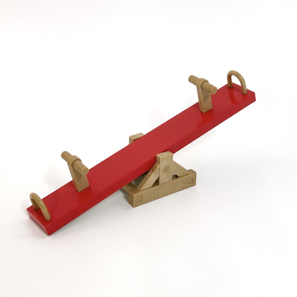 [used] Vintage Red Seesaw KO-07 Sylvanian Families Calico Critters