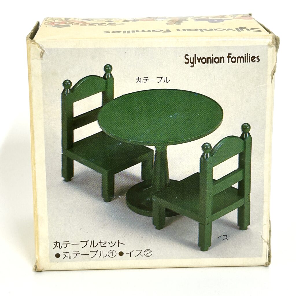 [used] Green Round Table Set KA-02 Sylvanian Families Calico Critters