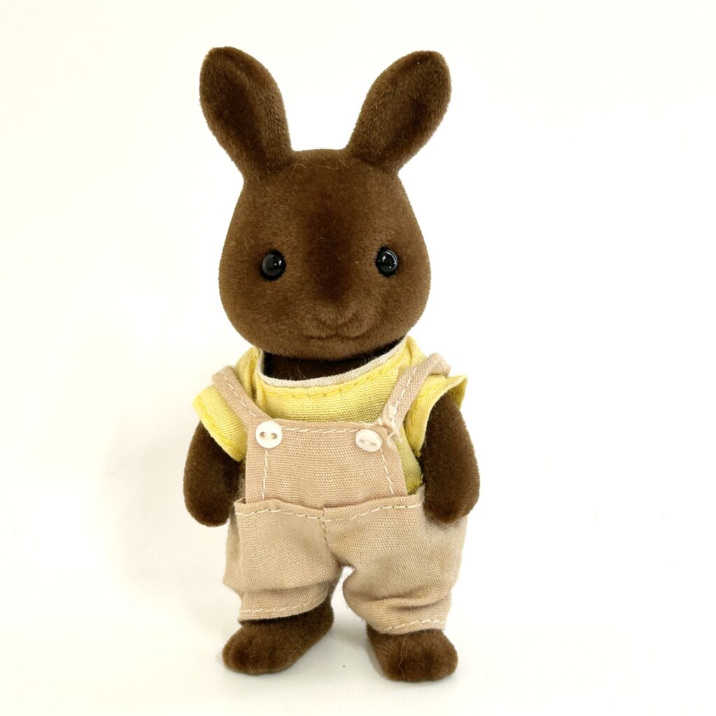 [used] Vintage Brown Rabbit Father Sylvanian Families Calico Critters