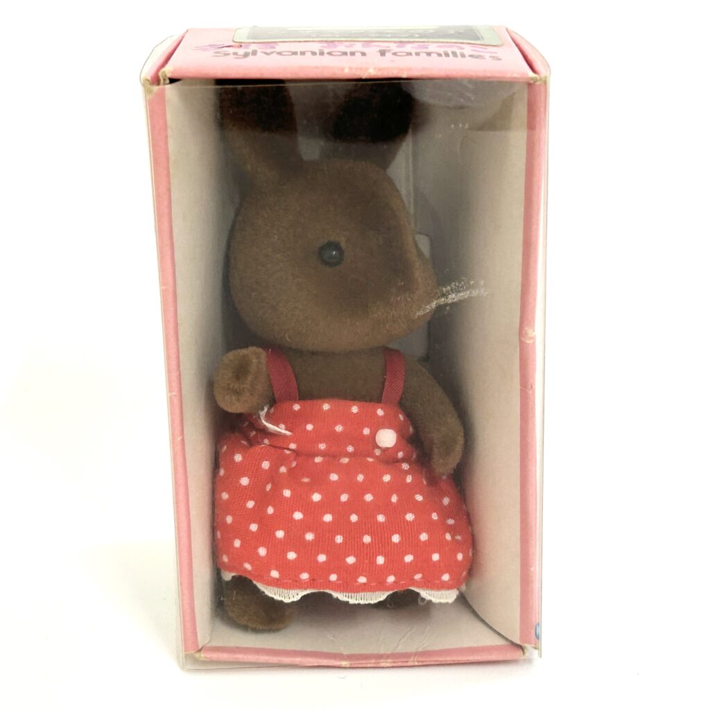 [used] Vintage Brown Rabbit Girl Sylvanian Families Calico Critters