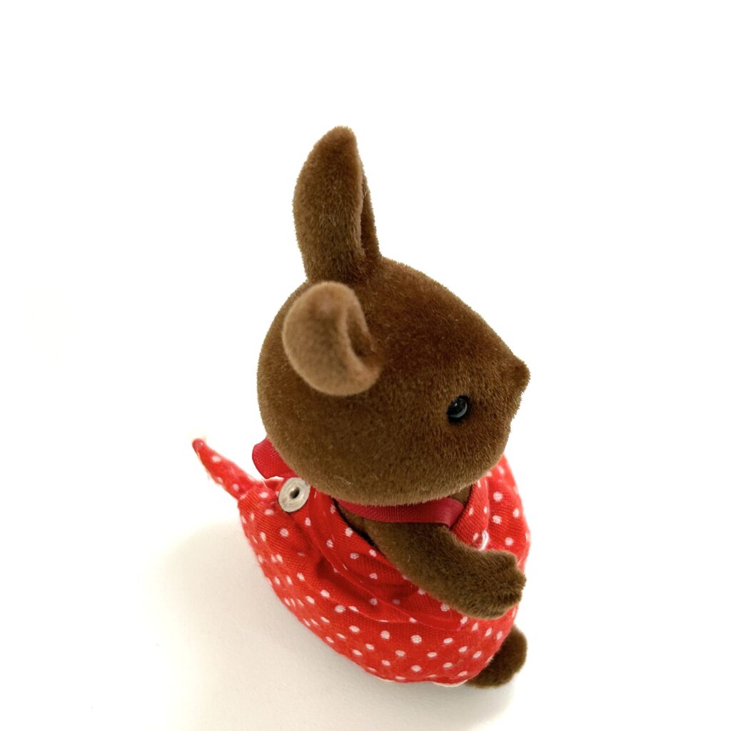 [used] Vintage Brown Rabbit Girl Sylvanian Families Calico Critters