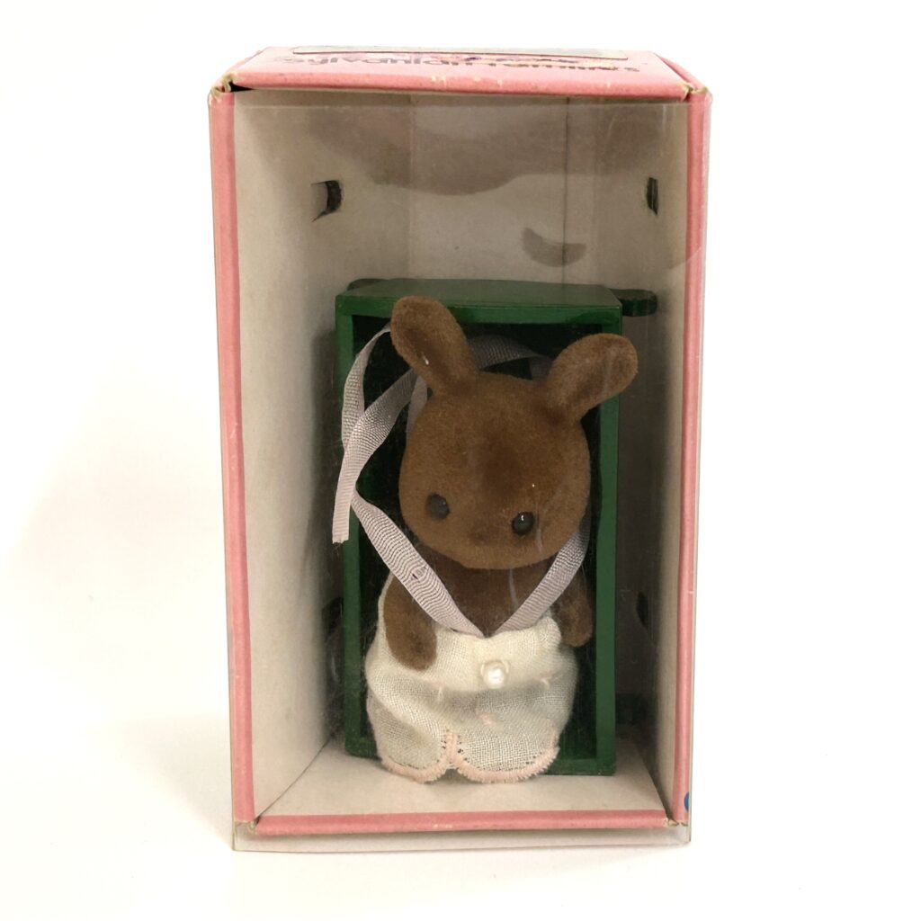 [used] Vintage Brown Rabbit Baby Sylvanian Families Calico Critters