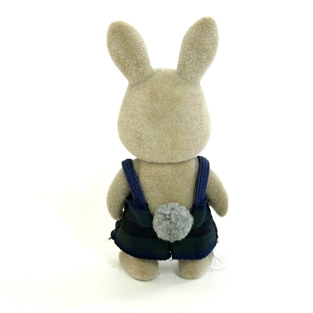 [used] Vintage Grey Rabbit Boy Sylvanian Families Calico Critters