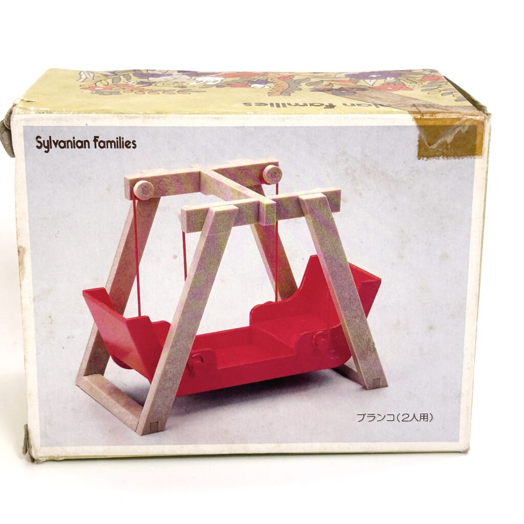 [used] Vintage Red Swing Two-Seater 1985 KO-02 Sylvanian Families Calico Critters