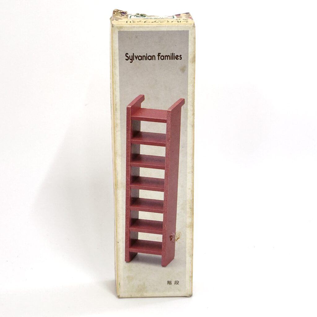 [used] Vintage Red Staircase Sylvanian Families Calico Critters