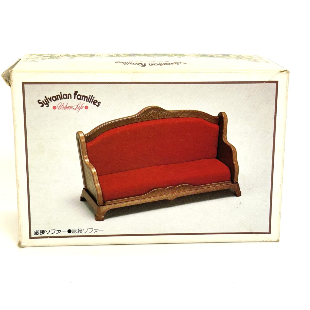 [used] Vintage Urban Life Sofa Reception Room 1987 A-11 Sylvanian Families Calico Critters