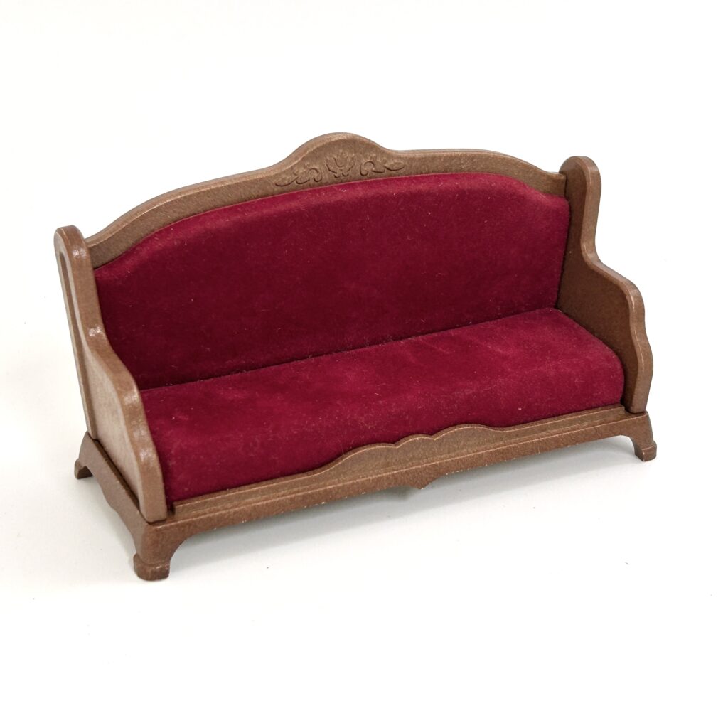 [used] Vintage Urban Life Sofa Reception Room 1987 A-11 Sylvanian Families Calico Critters