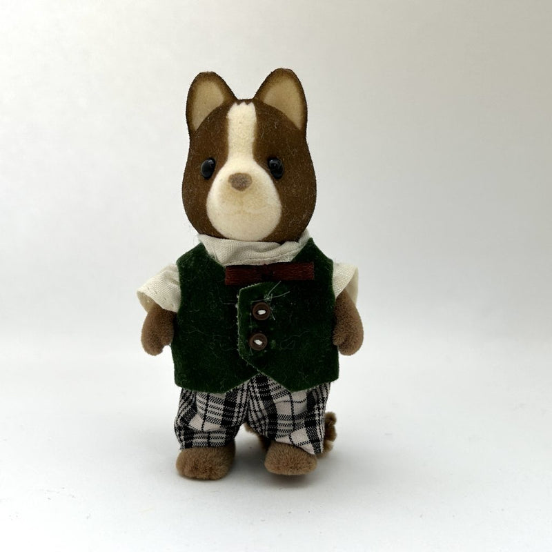 [Used] MARRON DOG TEACHER SET Retired Epoch DW-02 Sylvanian Families