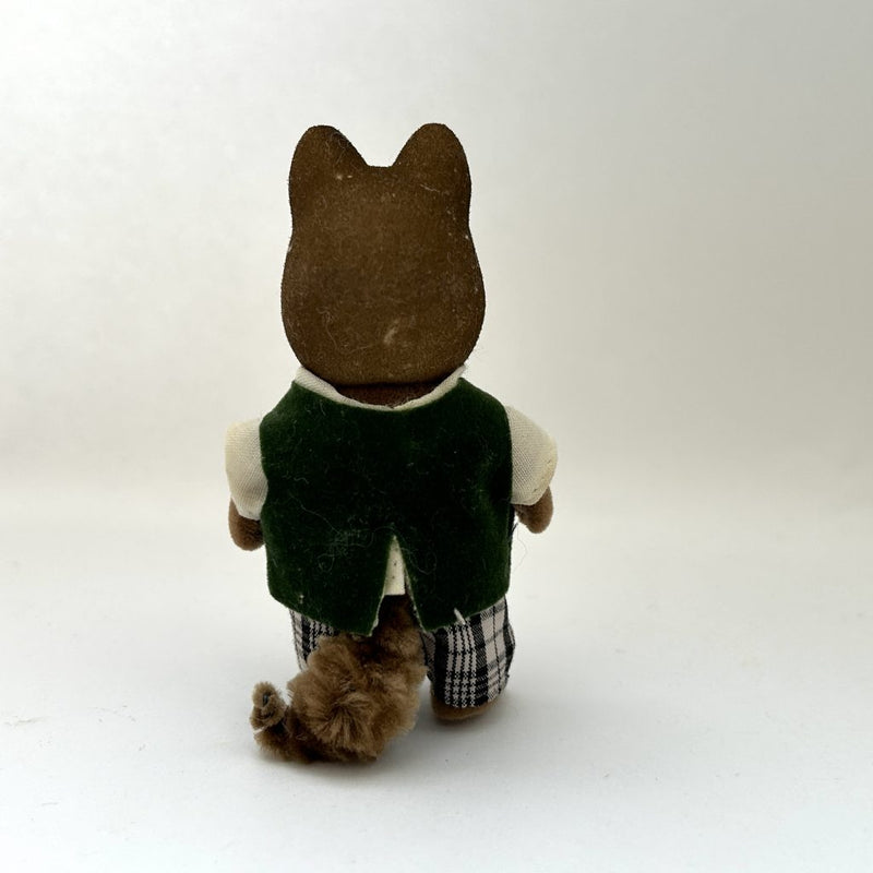 [Used] MARRON DOG TEACHER SET Retired Epoch DW-02 Sylvanian Families