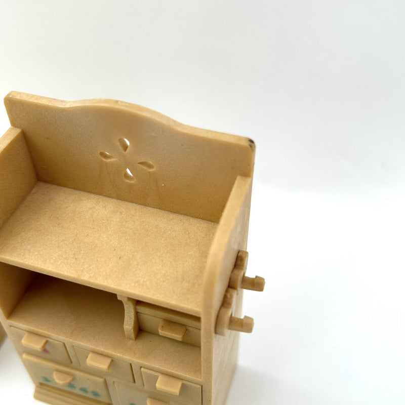 [Used] CHILD DESK AND RACK SET Epoch Sylvanian Families