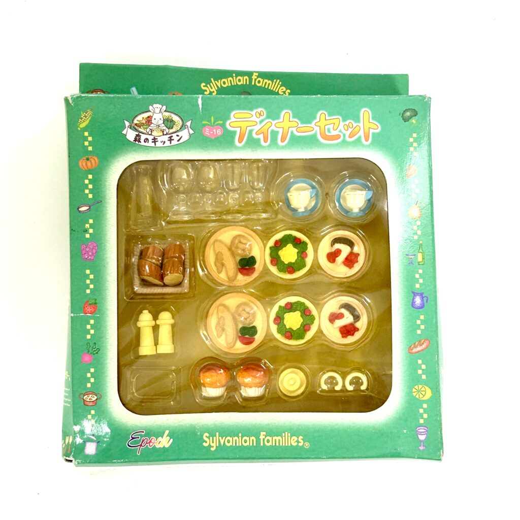 [used] Dinner Set MI-16 Sylvanian Families Calico Critters