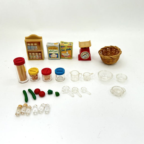 [Used] KITCHENWARE SET KA-65 Japan Epoch 1994 Sylvanian Families