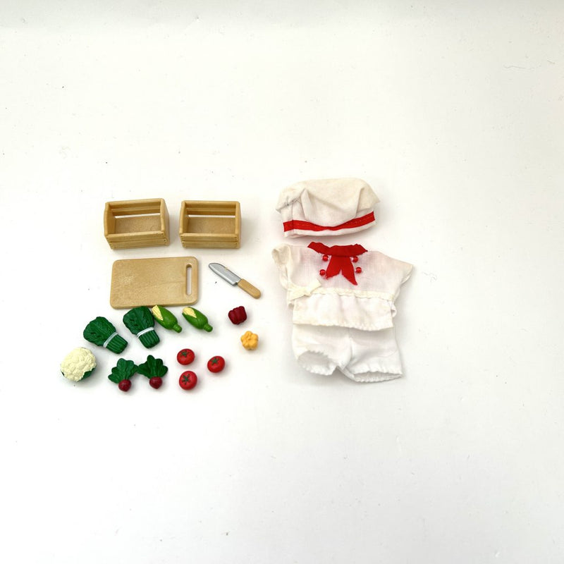 [Used] Sylvanian KITCHEN CHEF SET MI-14 Japan Sylvanian Families