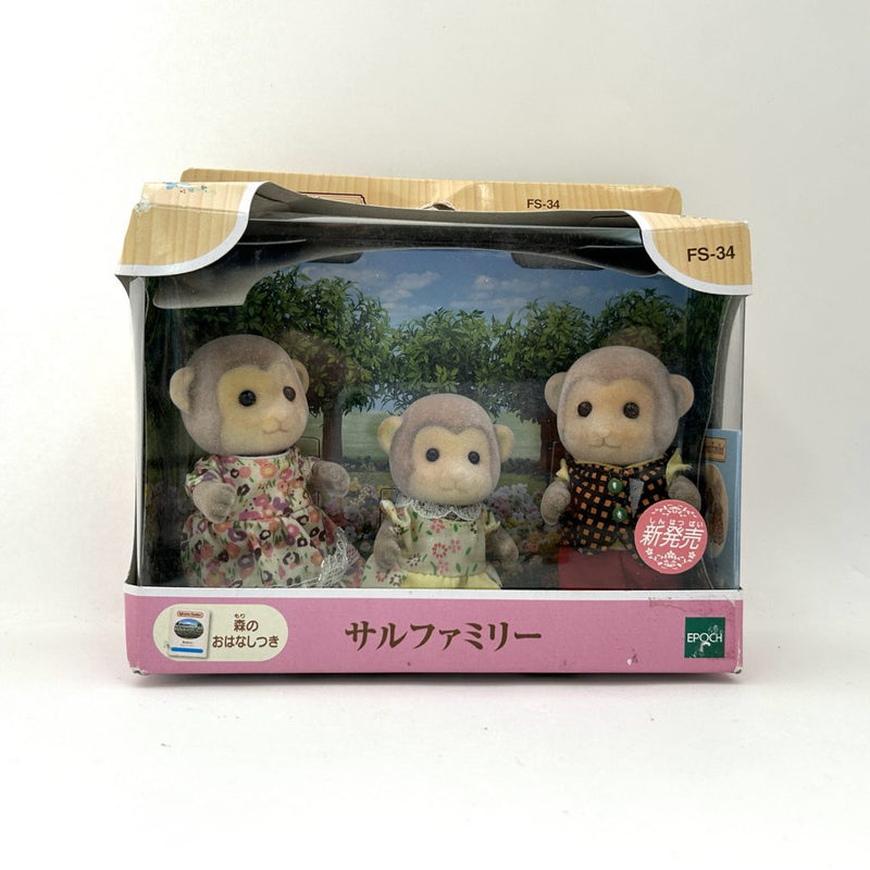 [Used] MONKEY FAMILY FS-34 Epoch Japan 2018 Sylvanian Families