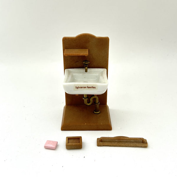 [Used] BATHROOM SINK SETJapan Epoch Sylvanian Families