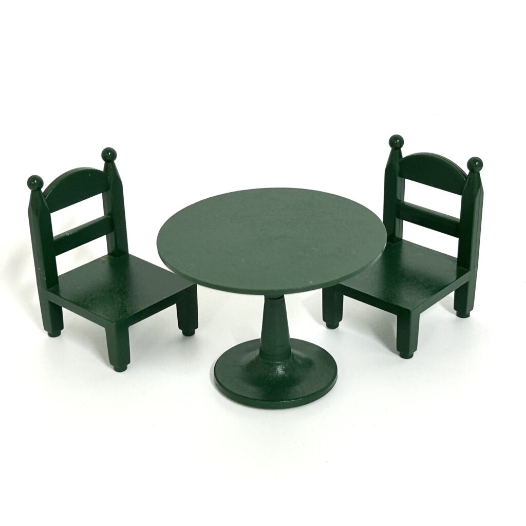 [utilisé] Ensemble de table ronde verte KA-02 Sylvanian Families Calico Critters