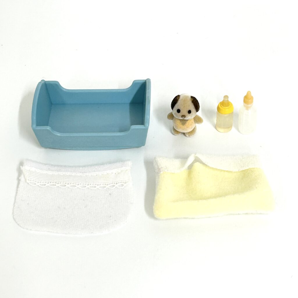 [used] Baby Bed Set Sylvanian Families Calico Critters
