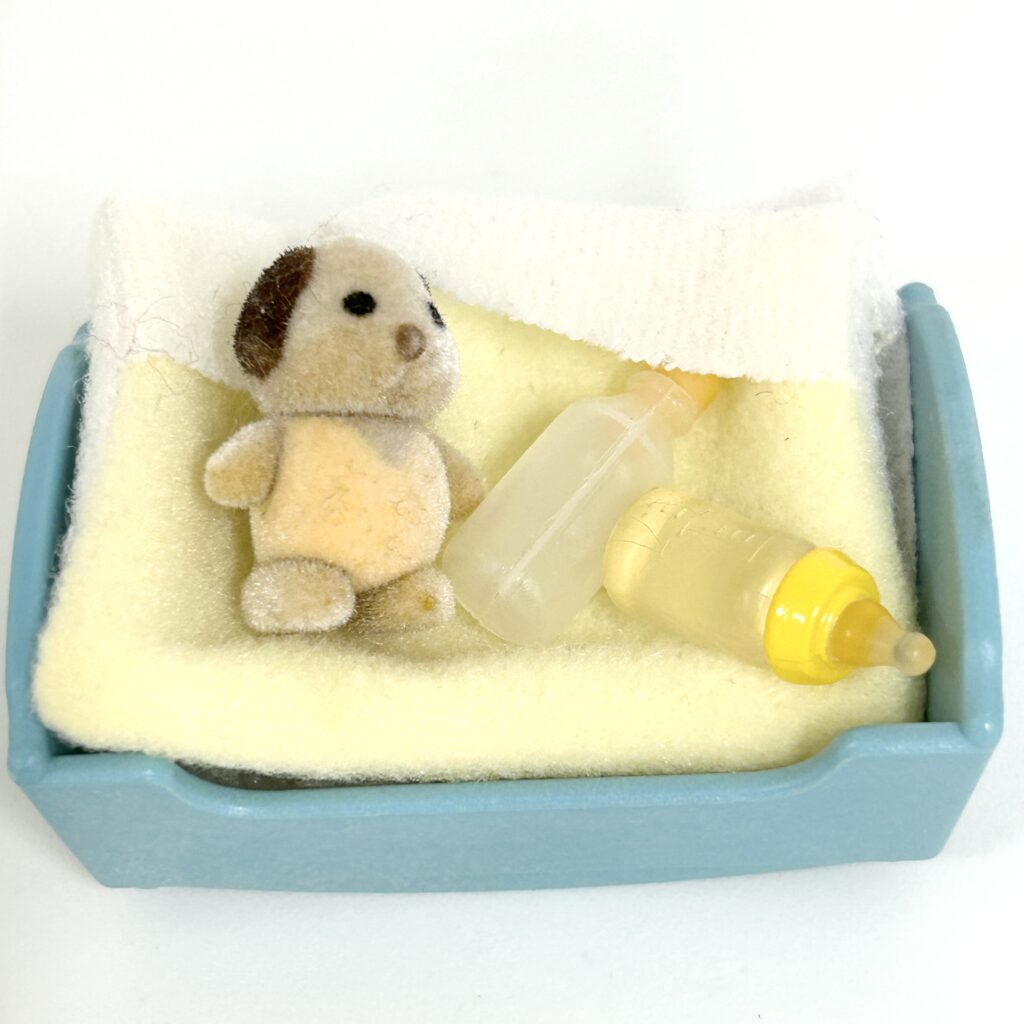 [used] Baby Bed Set Sylvanian Families Calico Critters