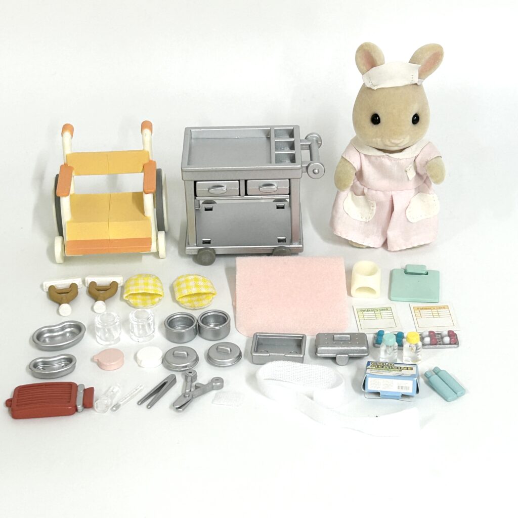 [used] Nurse Set 2013 H-13 Sylvanian Families Calico Critters