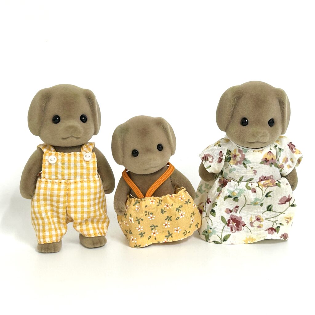 [used] Dog Family Sylvanian Families Calico Critters