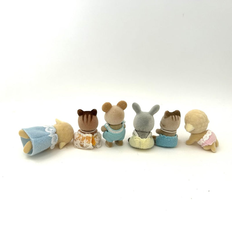 [Used] BABY SHEEP SQUIRREL MOUSE RABBIT CAT Japan Sylvanian Families