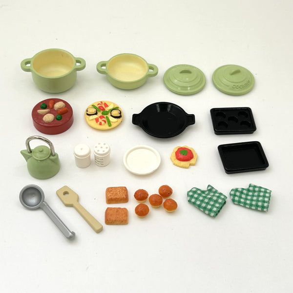 [Used] COOKING SET KA-410 Epoch Sylvanian Families