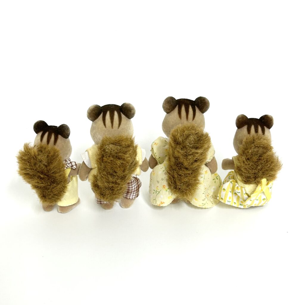 [d'occasion] Famille d'écureuils noyers FS-17 Sylvanian Families Calico Critters