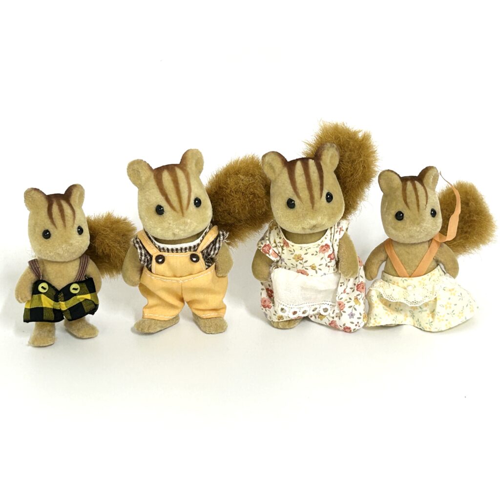 [d'occasion] Famille écureuil vintage Furbanks Sylvanian Families Calico Critters