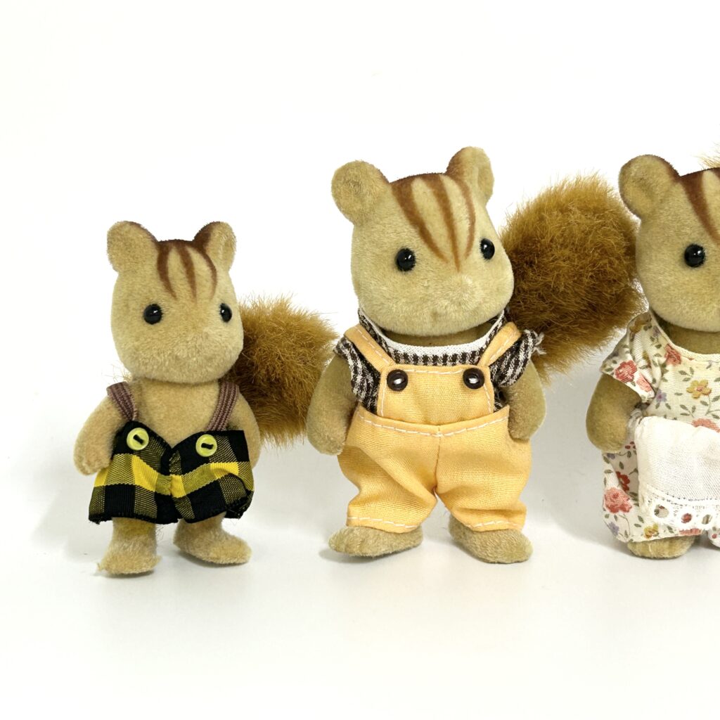 [d'occasion] Famille écureuil vintage Furbanks Sylvanian Families Calico Critters