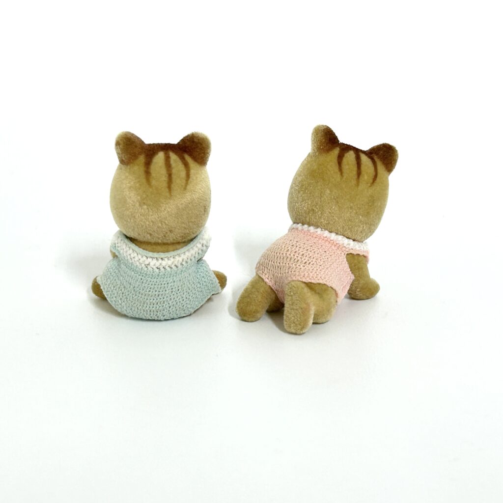 [used] Vintage Furbanks Squirrel Twins Sylvanian Families Calico Critters
