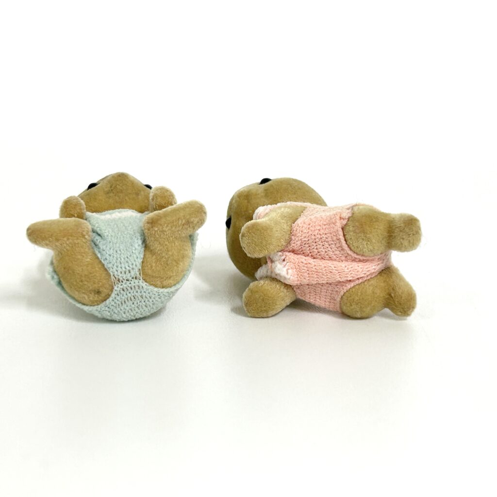 [d'occasion] Jumeaux écureuils Furbanks vintage Sylvanian Families Calico Critters