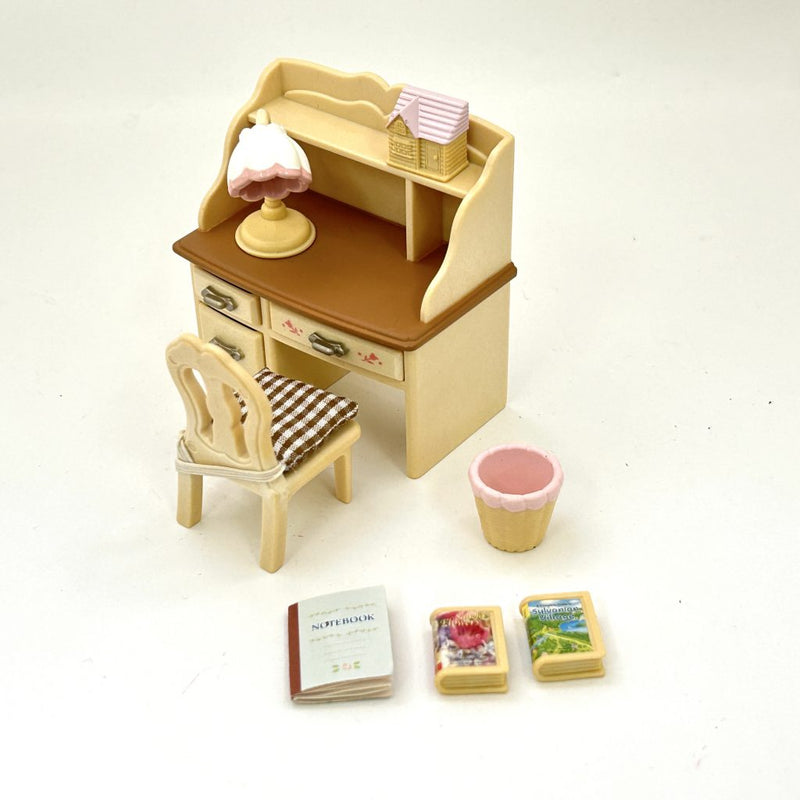 [Used] STUDY DESK SET Epoch Japan Sylvanian Families