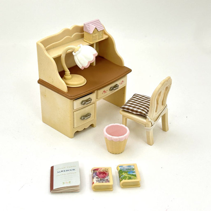 [Used] STUDY DESK SET Epoch Japan Sylvanian Families