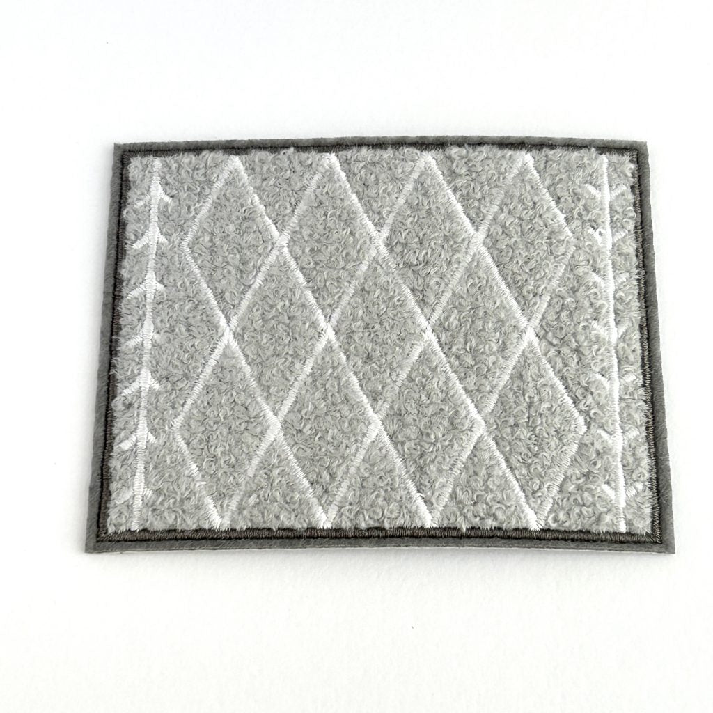 Miniature Tapis Rectangulaire Gris Seria