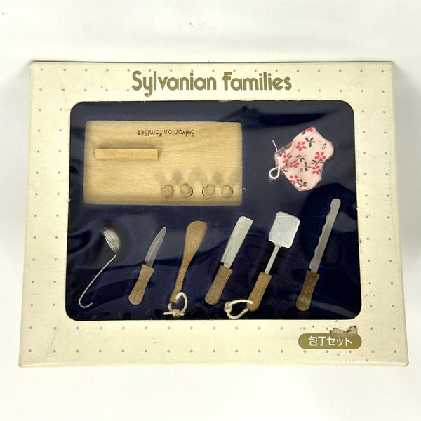 [Used] Retired KITCHEN KNIVES SET KA-32 Japan Sylvanian Families