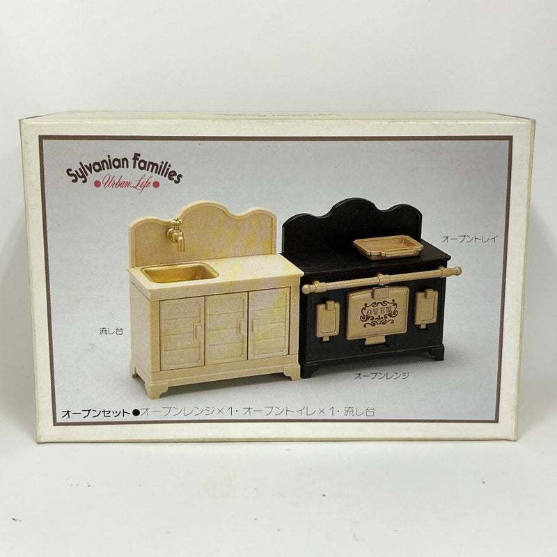 [Used] URBAN LIFE OVEN SET A-02 Japan Sylvanian Families