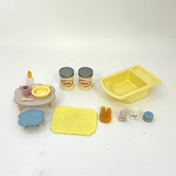 [Used] BABY CARE SET Epoch Japan Sylvanian Families