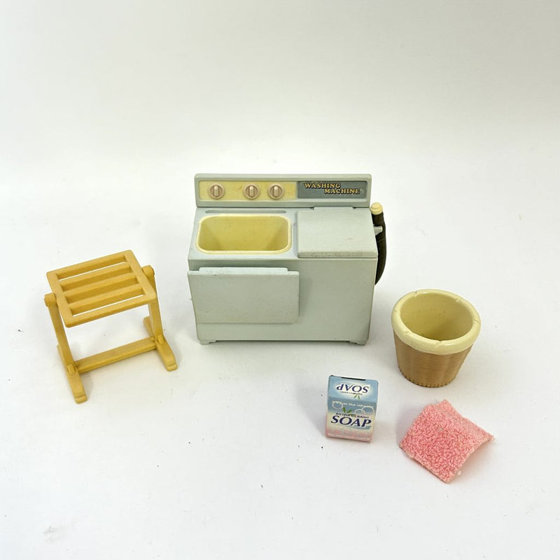 [Used] WASHING MACHINE SET Epoch Japan Sylvanian Families