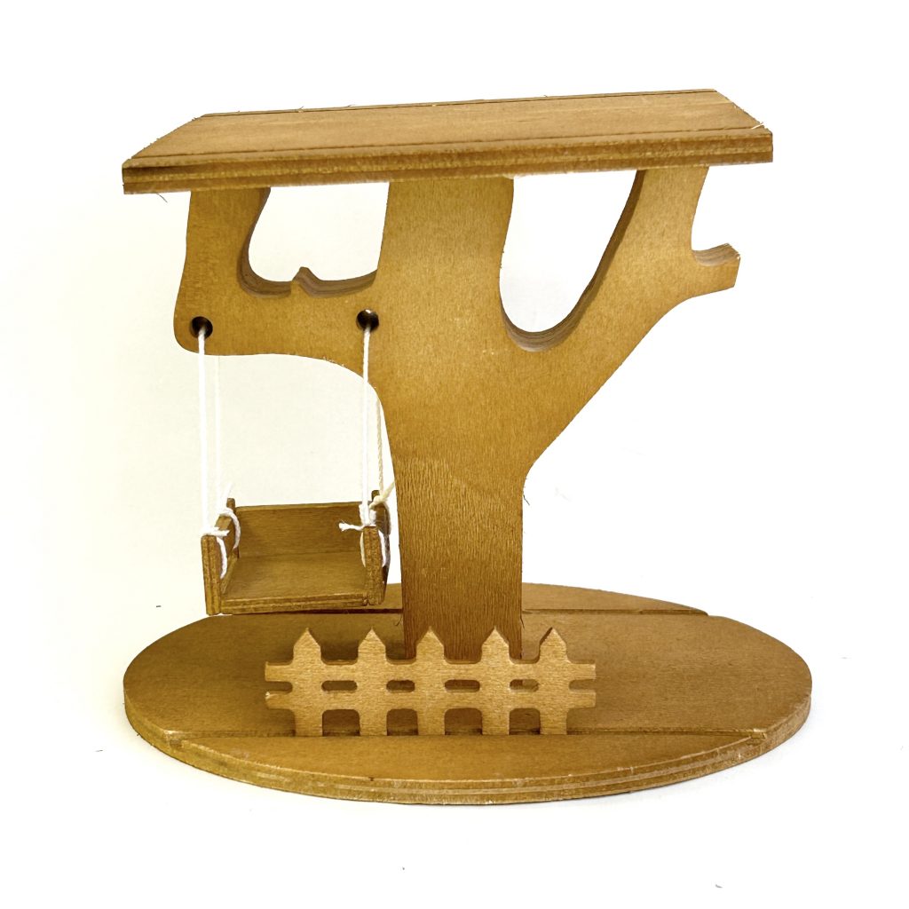 Wooden Interior Display Stand Tree Natural Kitchen