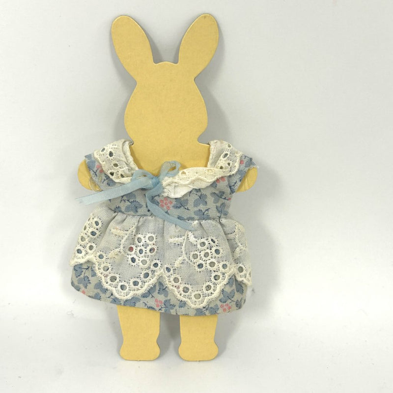 [Used] Vintage DRESS for RABBIT MOTHER Japan Sylvanian Families