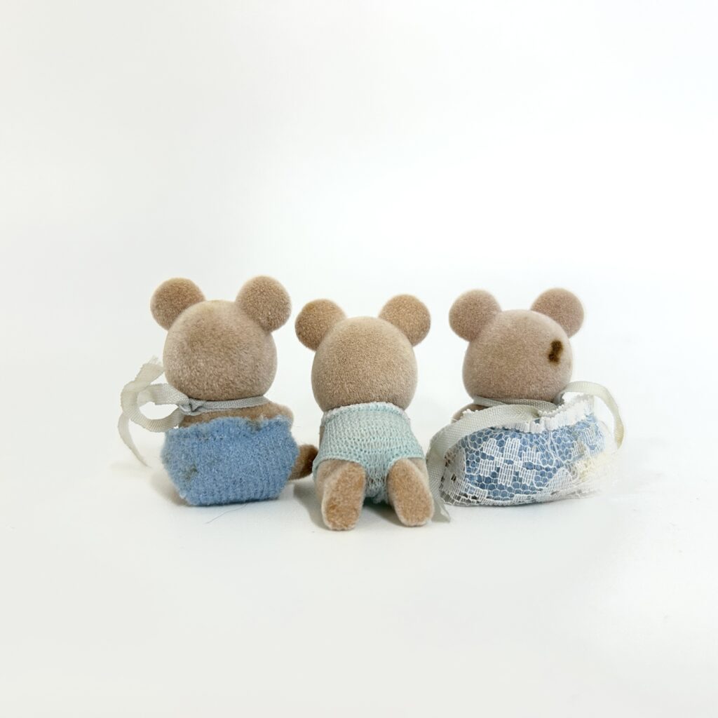 [used] Mouse Babies Sylvanian Families Calico Critters