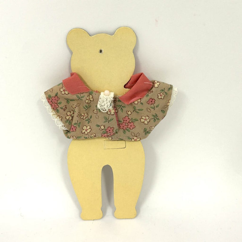 [Used] Vintage DRESS for BEAR MOTHER Japan Sylvanian Families