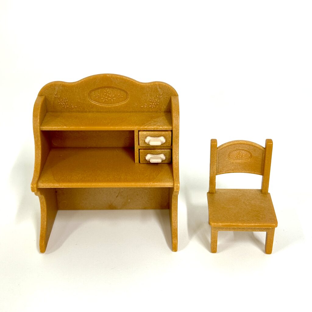 [used] Study Desk Set KA-309 Sylvanian Families Calico Critters
