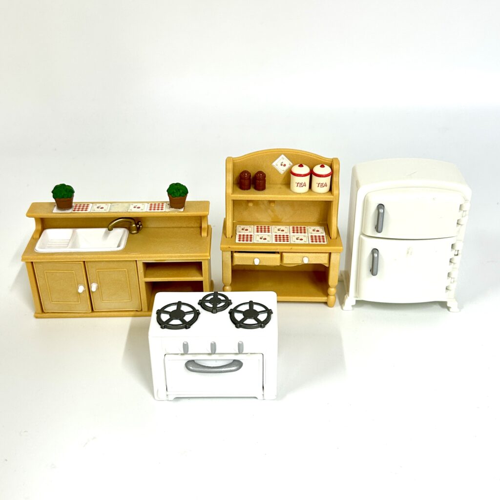 [used] Kitchen Set Sylvanian Families Calico Critters