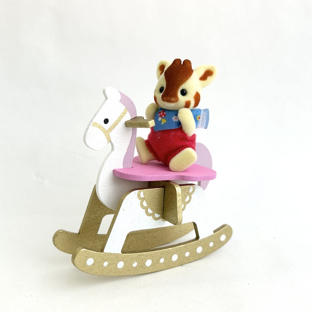 Mini cheval à bascule rose Seria