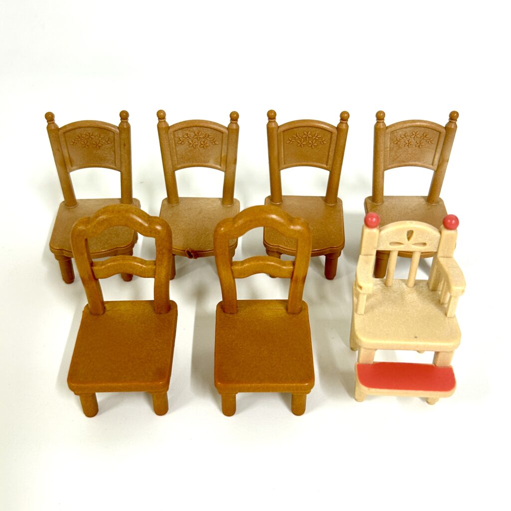 [used] Chair Set Sylvanian Families Calico Critters